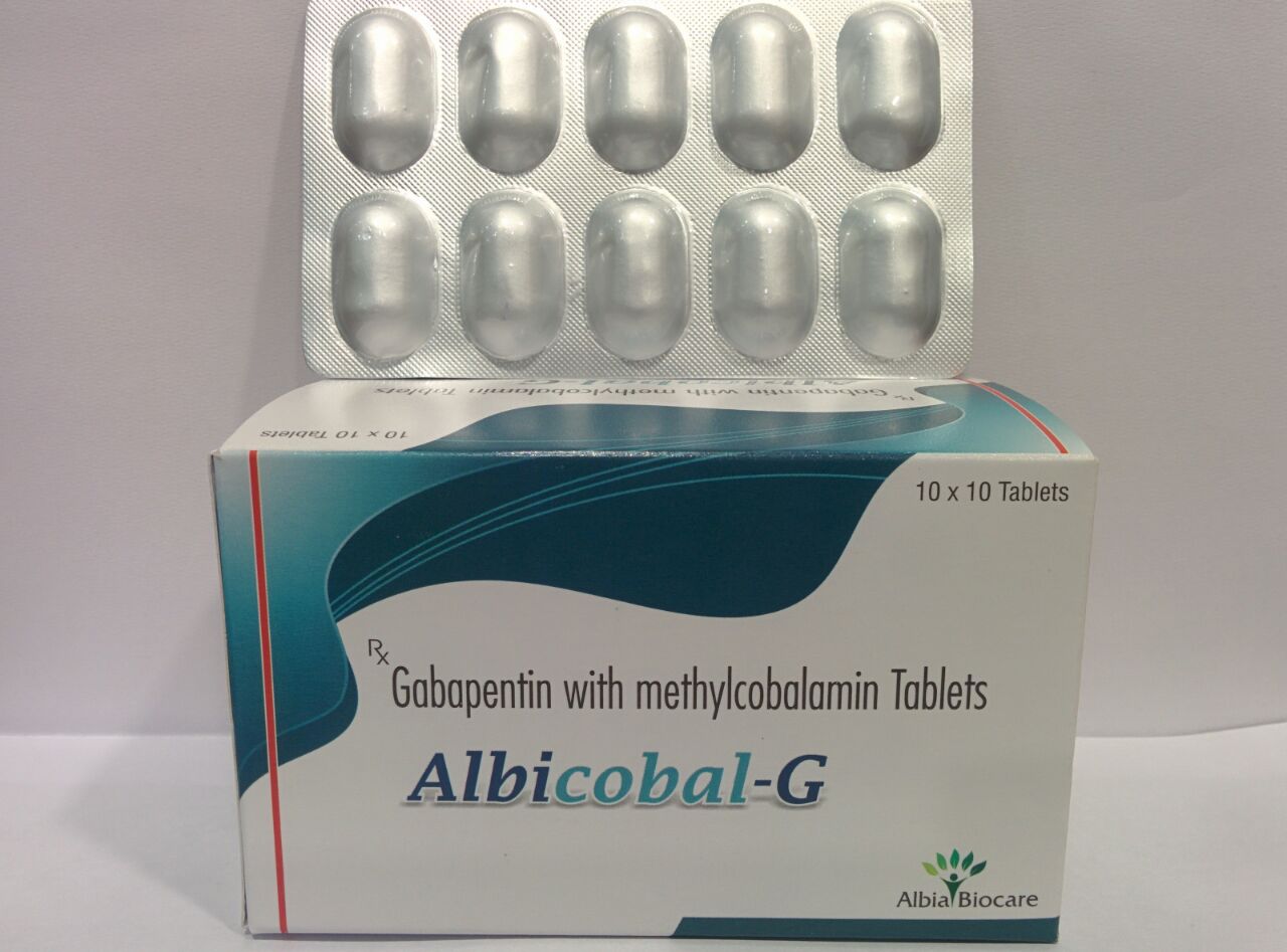 ALBICOBAL-G TAB. | Mecobalamin 500mcg + Gabapentin 300mg (Alu-Alu)